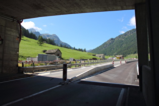 der letzte Tunnel unterhalb von Simplon Dorf, Blick talaufwärts