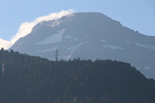 Zoom auf das Hübschhorn – ein letzer Blick auf Eis am Berg