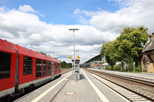 Bahnhof Oker, Blick nach Westen, …