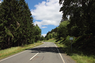 L504 zwischen Altenau und Torfhaus auf 700 m ü.NHN