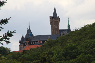 Zoom auf das Schloss Wernigerode