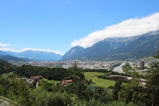 … Blick auf den Inn in Innsbruck …