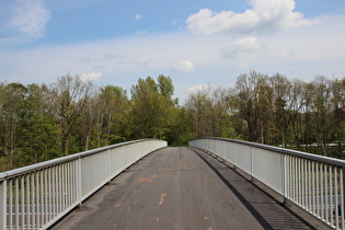 Radwegbrücke über die A2, Blick nach Nordosten