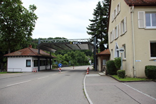 noch in Deutschland, Blick über die Wutachbrücke in die Schweiz