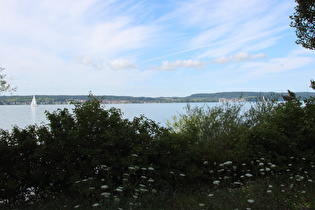 … und Blick über den Überlinger See auf Dingelsdorf und Wallhausen, dahinter der Bodanrück