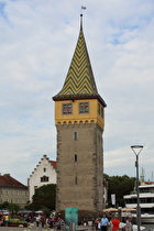 der Mangturm, ein ehemaliger Leuchtturm in Lindau-Insel